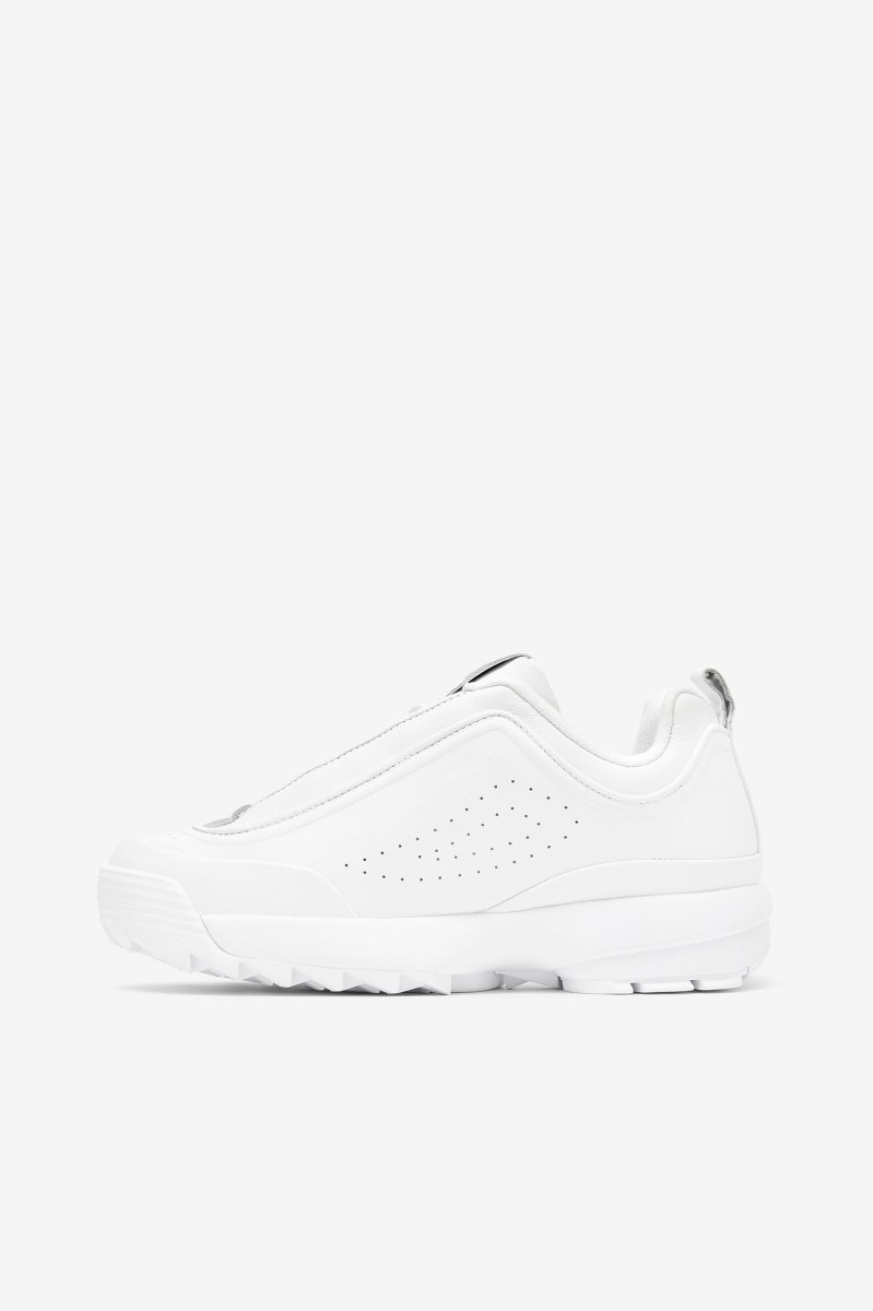 White Fila Disruptor Zero Women's Sneakers | 741352-EPG