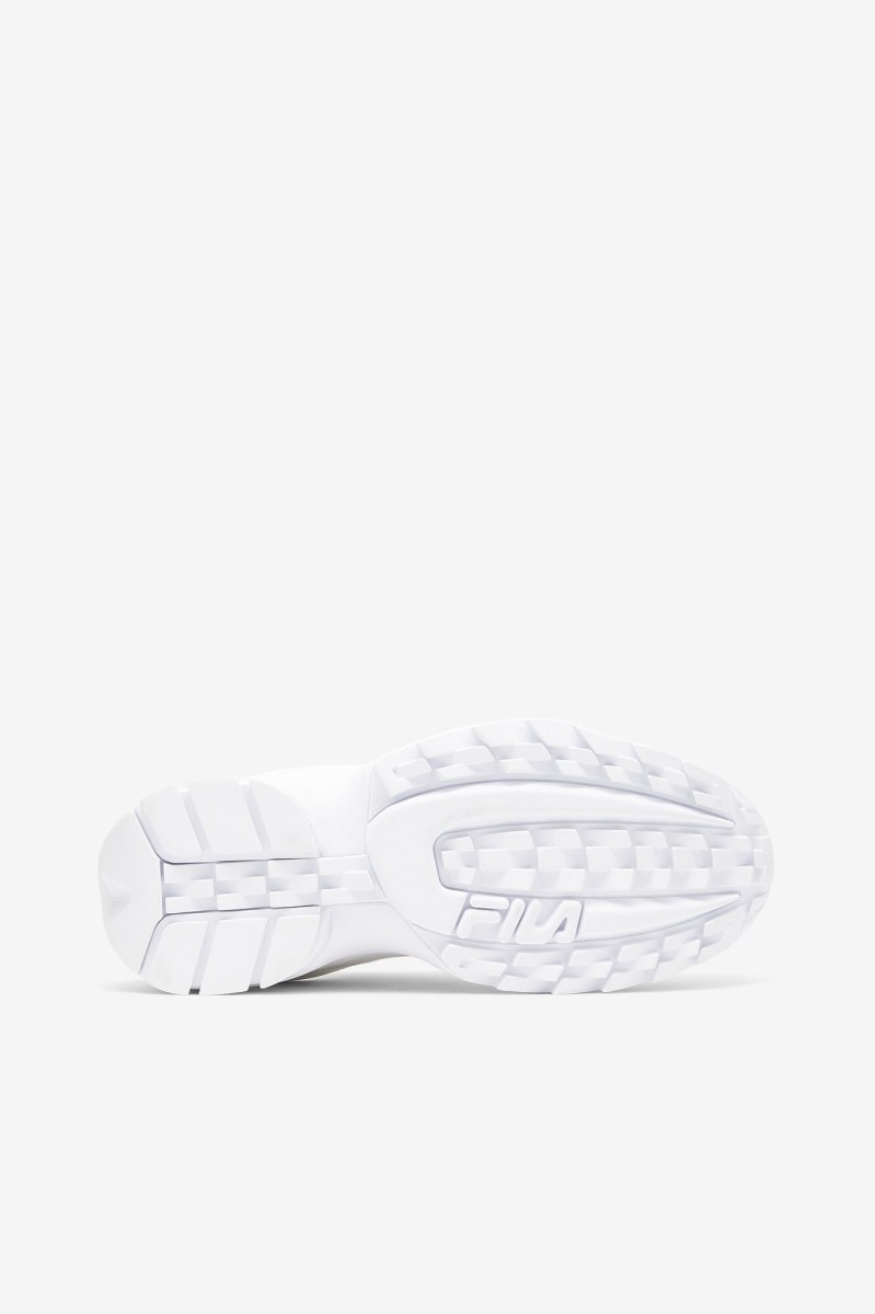 White Fila Disruptor Zero Women's Sneakers | 741352-EPG