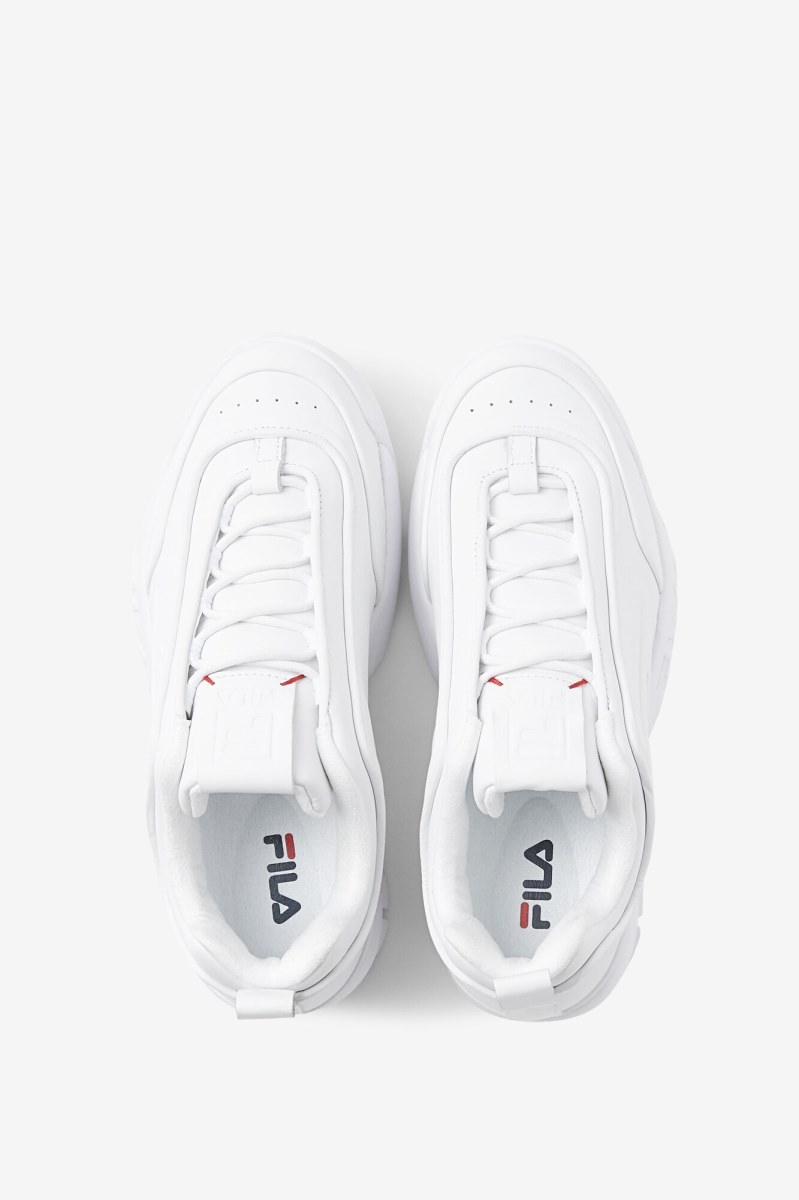 White Fila Disruptor Zero Women's Sneakers | 741352-EPG